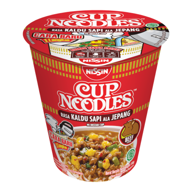 Nissin Cup Noodles Rasa Kaldu Sapi Ala Jepang