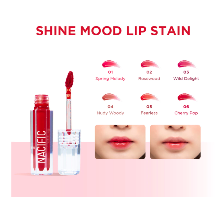 Abill Korea NACIFIC Shine Mood Lip Stain 06 Cherry Pop