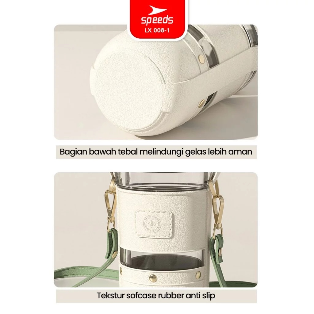 Speeds Indonesia SPEEDS Botol Minum Tumbler Glass 008-1