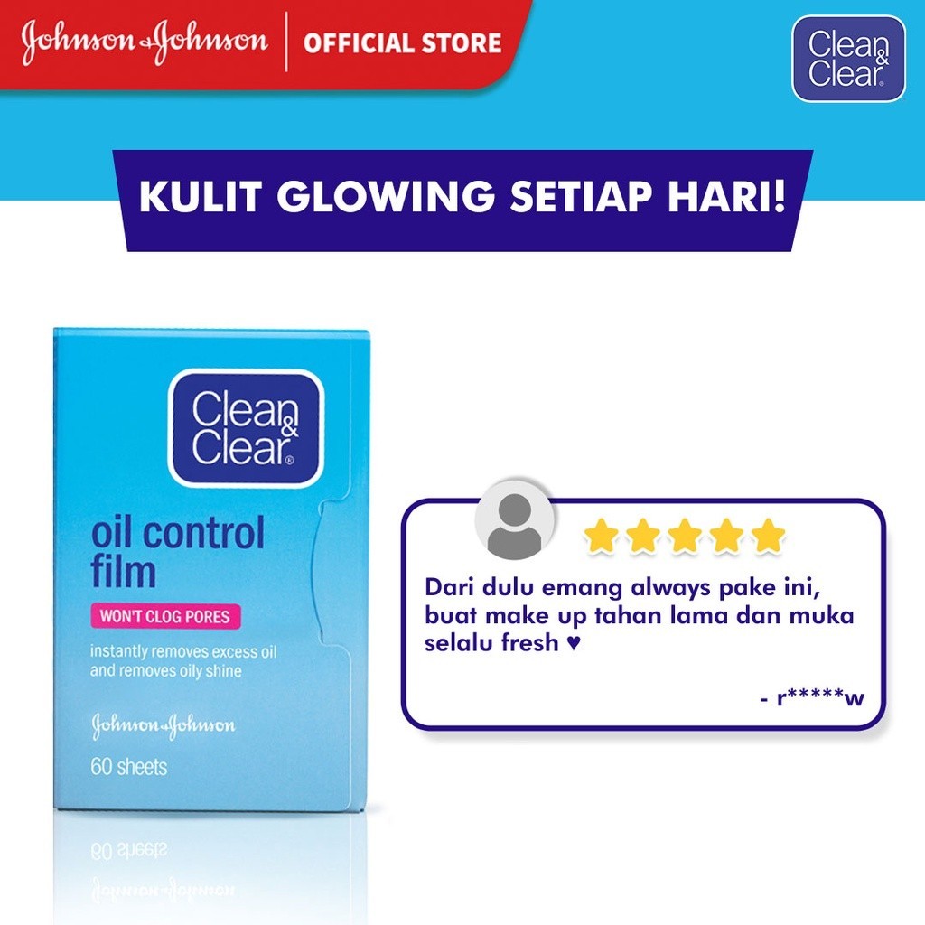 Johnson & Johnson Clean & Clear® Oil Control Film Blue