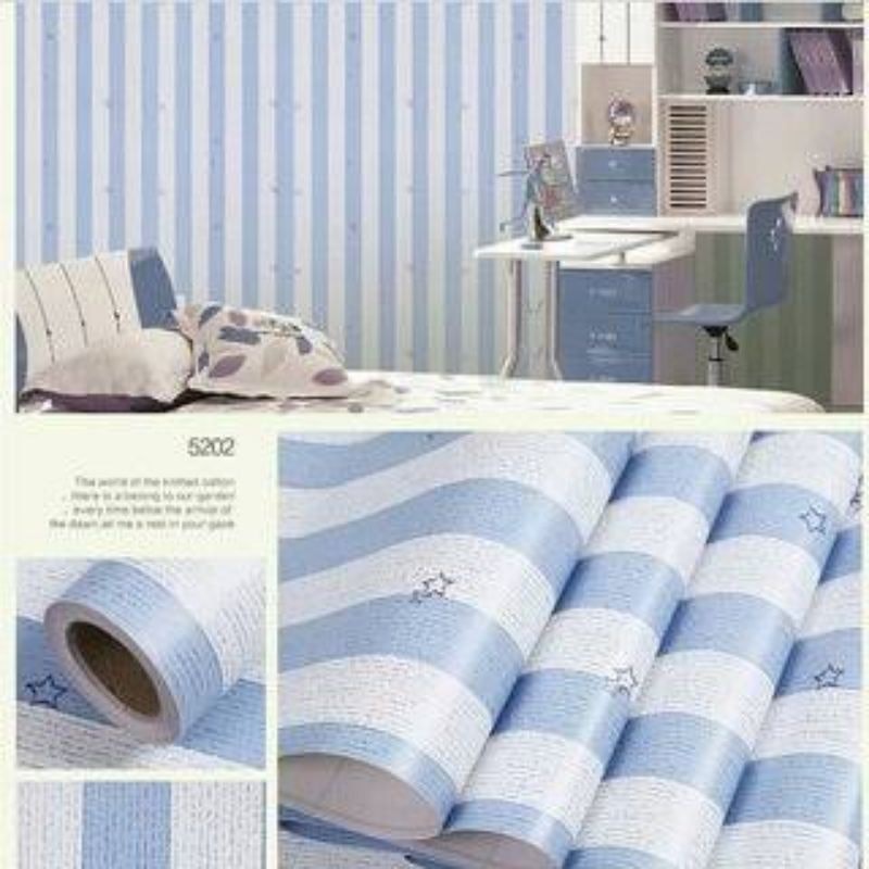 Wallpaper Dinding Motif Salur Bintang GH078-GH079