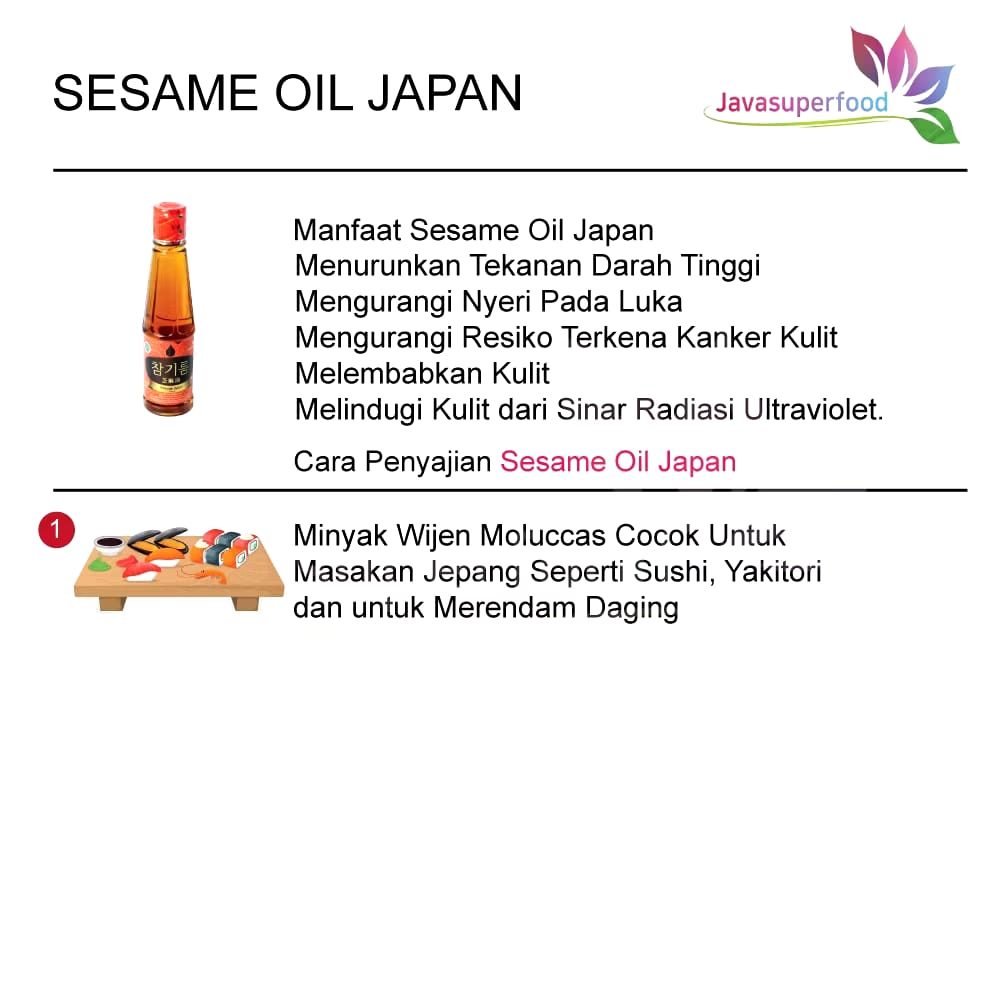 Aneka Dasuib Jaya Java Super Food Minyak Wijen