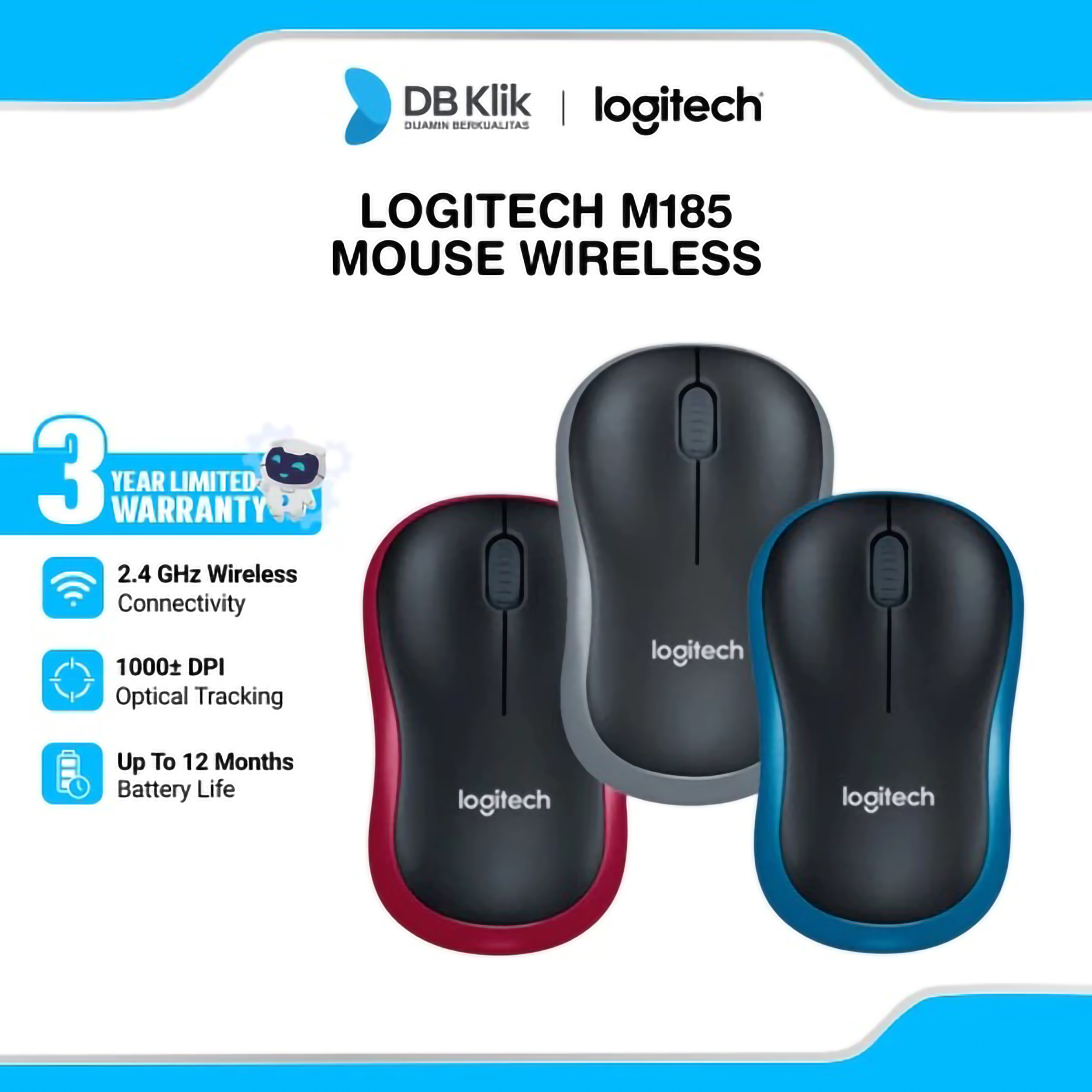 Logitech Logitech Wireless Mouse M185
