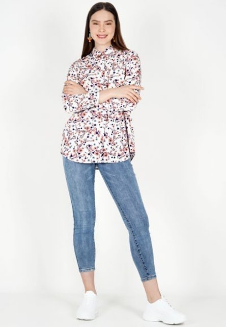 Kemeja Rayon Print Sakura Bloom 4
