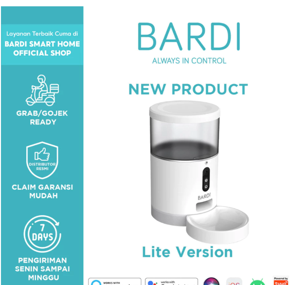 BARDI Solusi Otomasi BARDI Smart Pet Feeder Lite Version