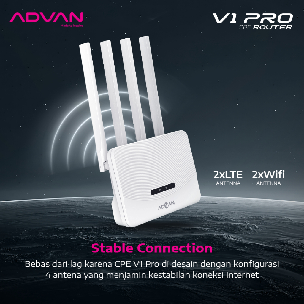 Bangga Teknologi Indonesia ADVAN CPE V1 Pro Modem