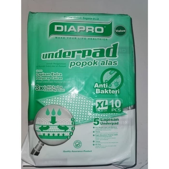 Diapro Underpad Popok Alas Anti Bakteri
