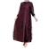 null Gamis Brukat Tille Sapto Roberto Burgundy 1