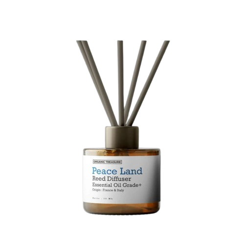 ORGANIC TREASURE - Reed Diffuser Essential Oil Grade+ Peace Land 1