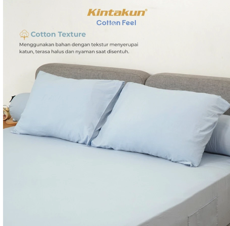 Kintakun Sprei Cotton Feel with Side Pocket