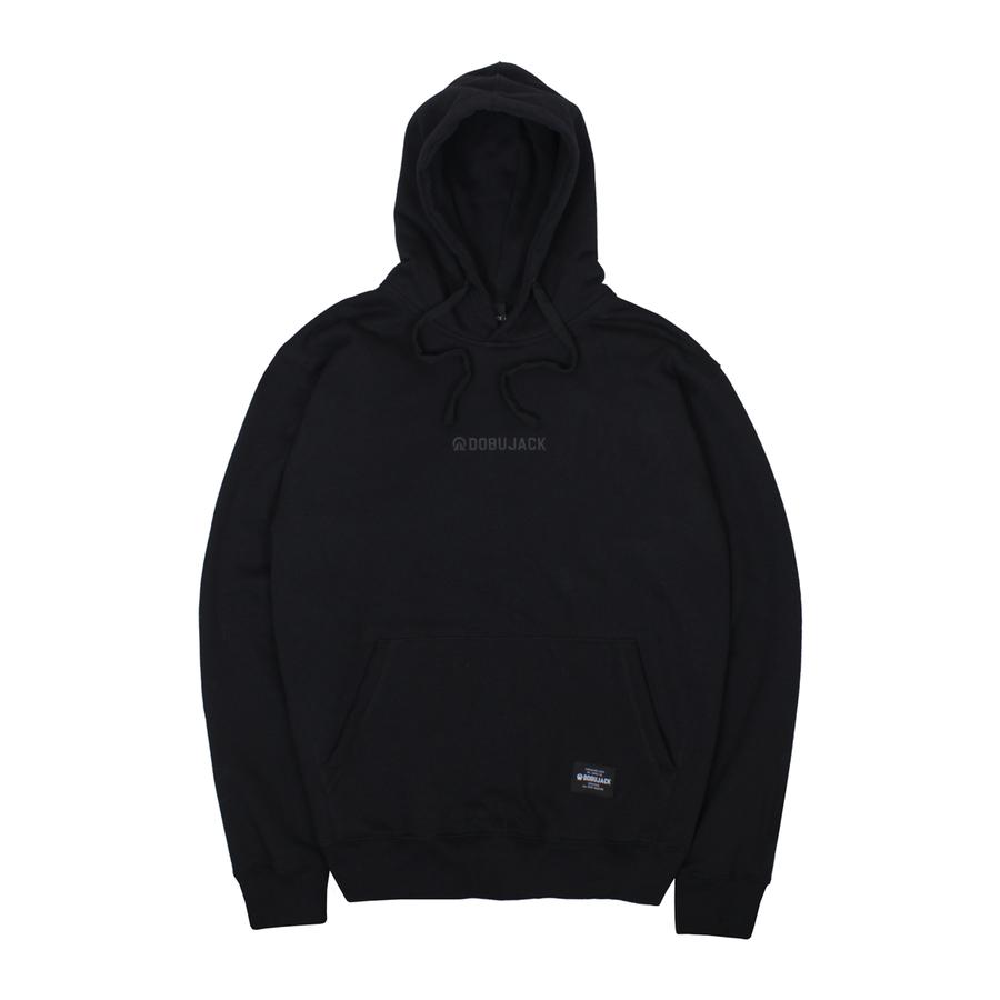 Dobujack Little Logo Black On Black Hoodie