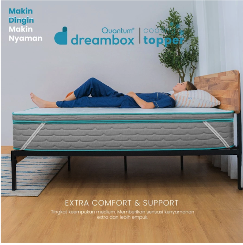 Quantum Dreambox AirCool Cooling Topper Cool-to-Touch 160 x 200 4