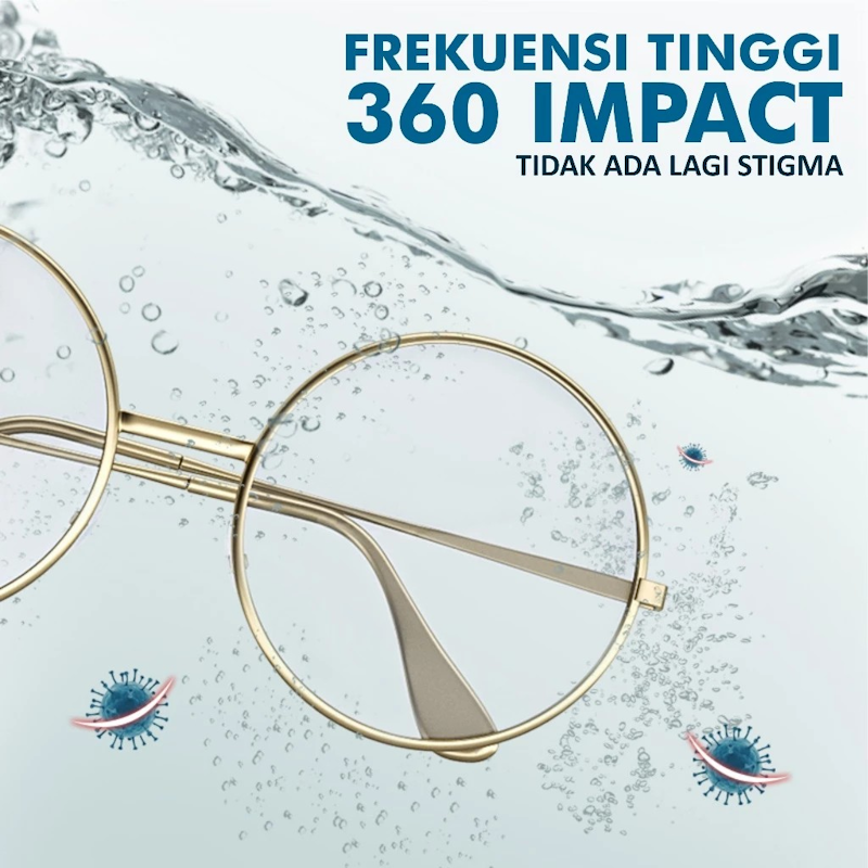 Dairona Eyewear Mesin Pembersih Kacamata White Pink 4