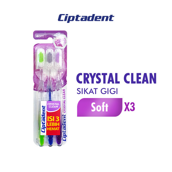 Sikat Gigi Crystal Clean Soft 3