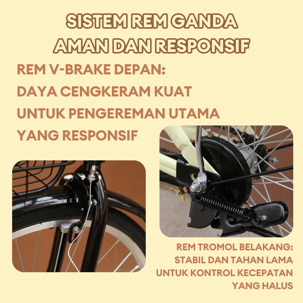  Anchi Sepeda Retro Classic