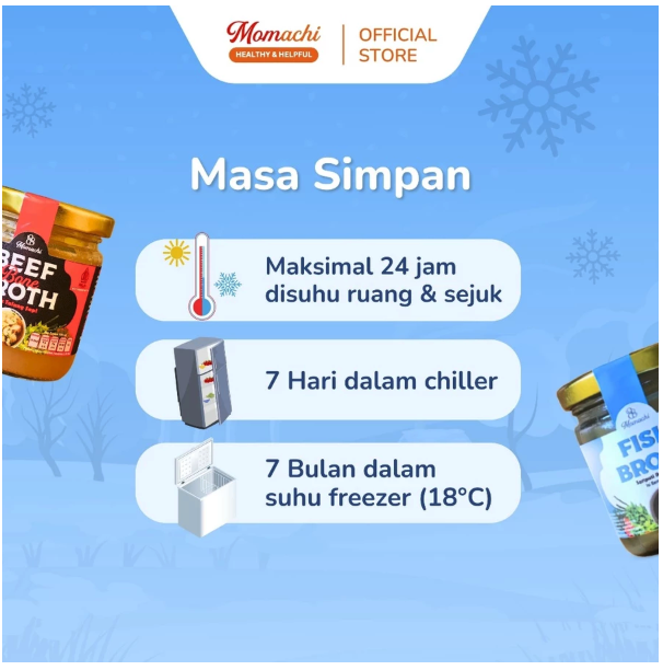 Woluwolu Jaya Food Momachi Chicken Bone Broth (Kaldu Tulang Ayam)