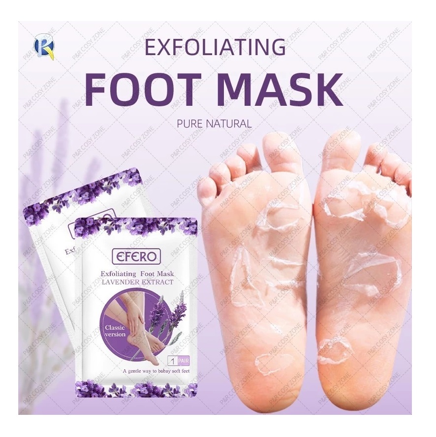  EFERO Exfoliating Foot Mask Lavender Extract