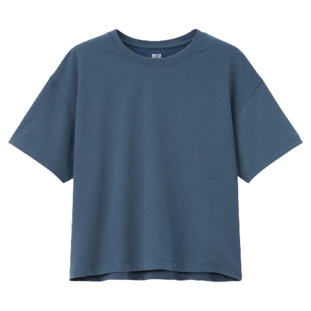 Women T-Shirt Dry-EX Crop Crew Neck 2