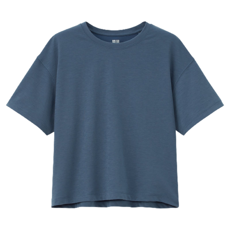 Women T-Shirt Dry-EX Crop Crew Neck 2