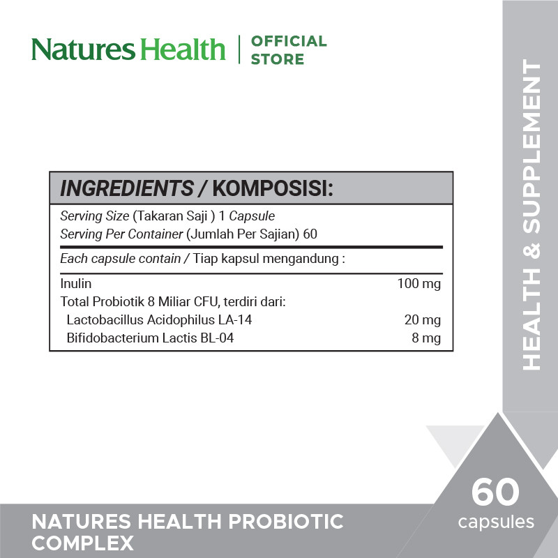 Natures Health Probiotic Complex 3