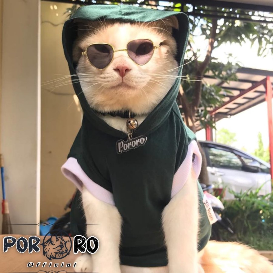 Pororo Official Baju Kucing Hoodie
