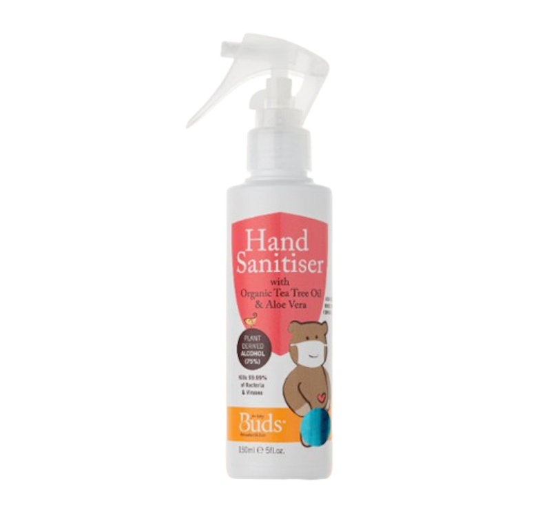 Buds Organics Hand Sanitiser with Organic Tea Tree Oil & Aloe Vera 1