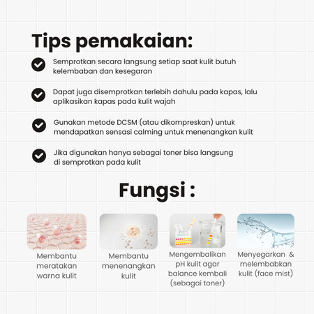 Fandi Universal Kosmekreasi Tératu Beauty The Gift of Rose Soothing & Brightening Toner Spray