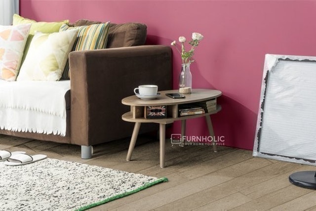iFURNHOLIC Pieree Oval Coffee Table