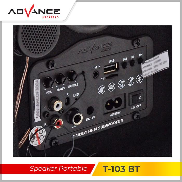 Advance Digitals Advance Speaker Portable T103BT