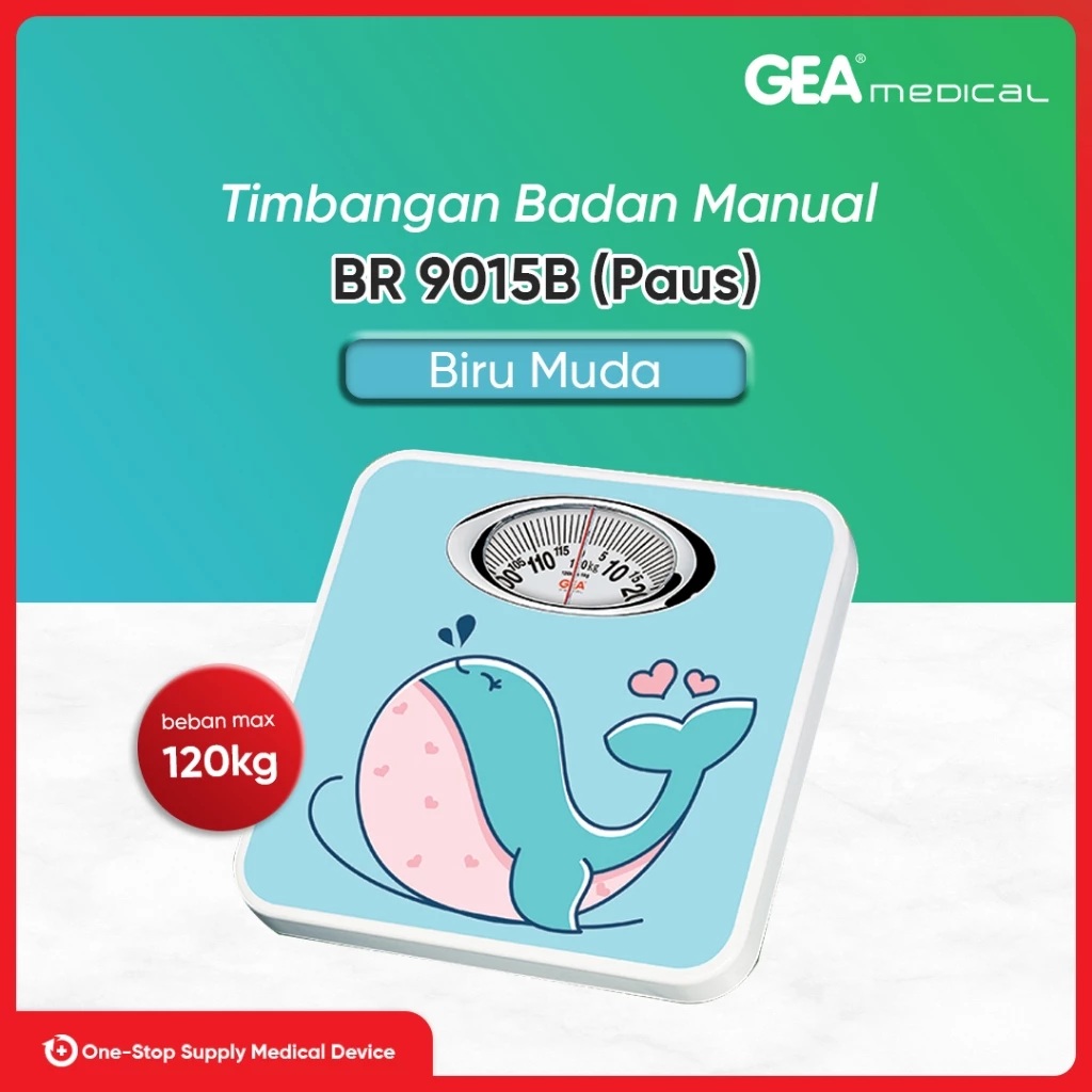 GEA Timbangan Bathroom Scale Deluxe BR 9015B