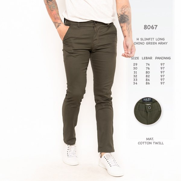 Jane Frey Clothing Jane Frey Slimfit Long Chino 8067