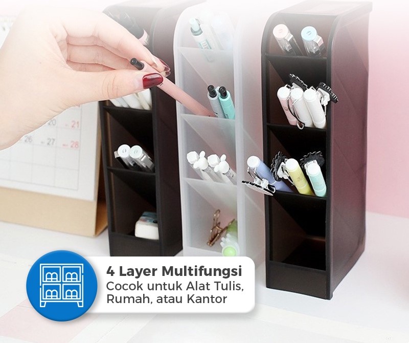 Miisoo Kotak Organizer 4 Layer Multifungsi 