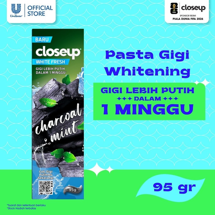 Uniliver Indonesia Closeup White Fresh Charcoal Mint 