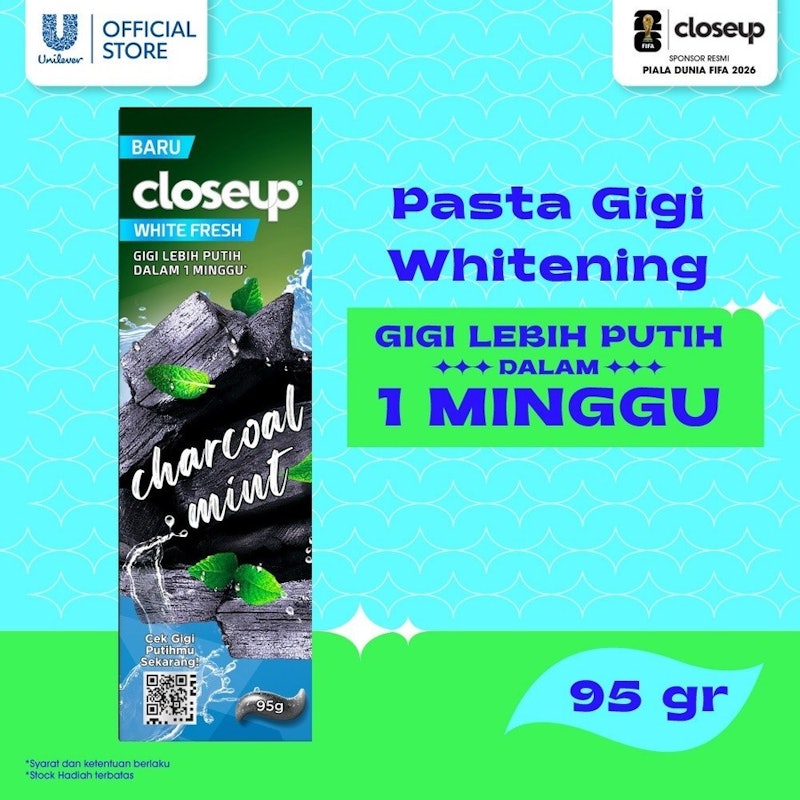 Closeup White Fresh Charcoal Mint 2