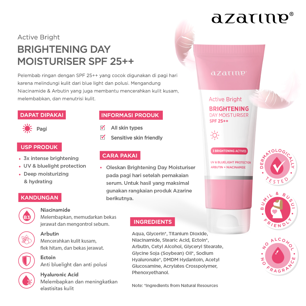 Wahana Kosmetika Indonesia Azarine® Active Bright Series Treatment