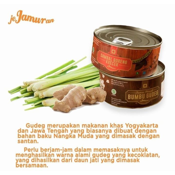 Jejamuran Jamur Masak Bumbu Gudeg