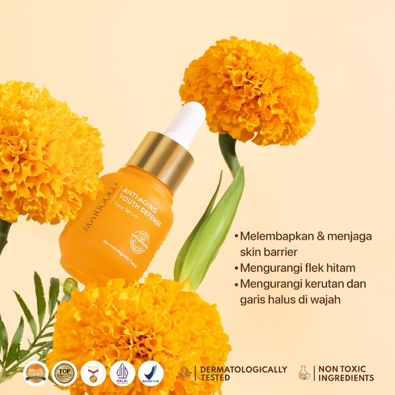 N'PURE Marigold Anti-Aging Youth Defense Face Serum