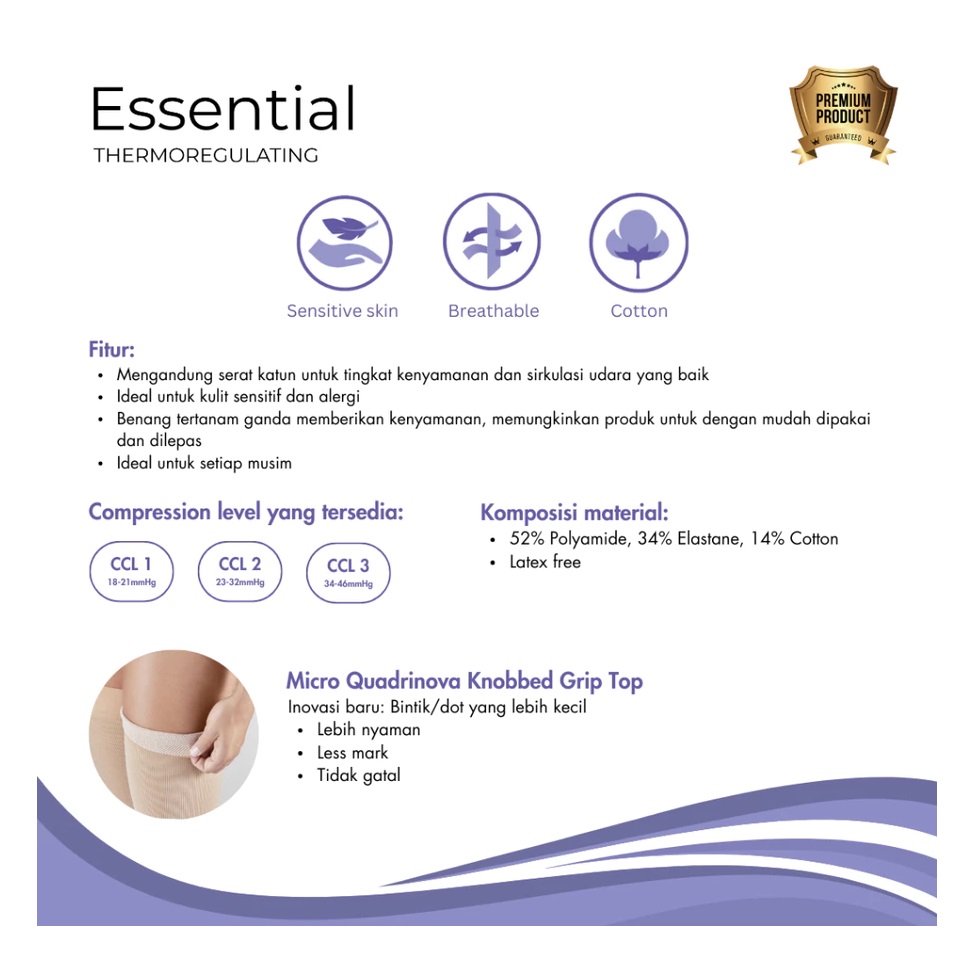 Sigvaris Sigvaris Essential Thermoregulating AG CCL 1