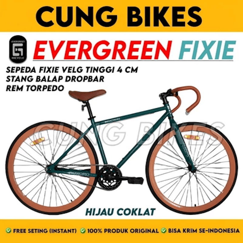 Evergreen Sepeda Fixie 700C 2