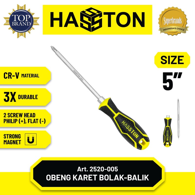 Hasston Obeng Bolak-Balik 5" 2520