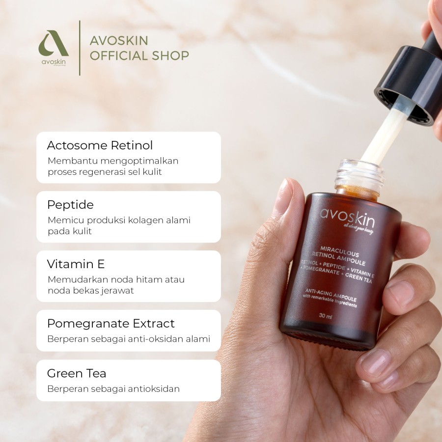AVO Innovation & Technology Avoskin Ampoule Miraculous Retinol