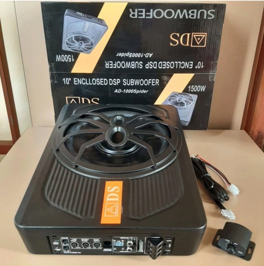 Guangzhou ADS audio Science & Technology ADS 10" Encllosed DSP Subwoofer AD-1000Spider