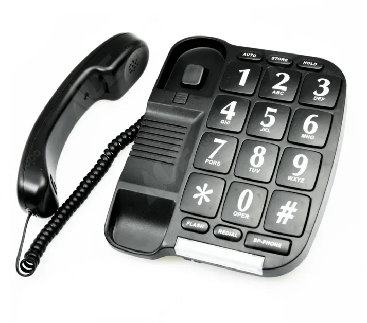 Krisbow  Telepon Basic Tombol Besar 