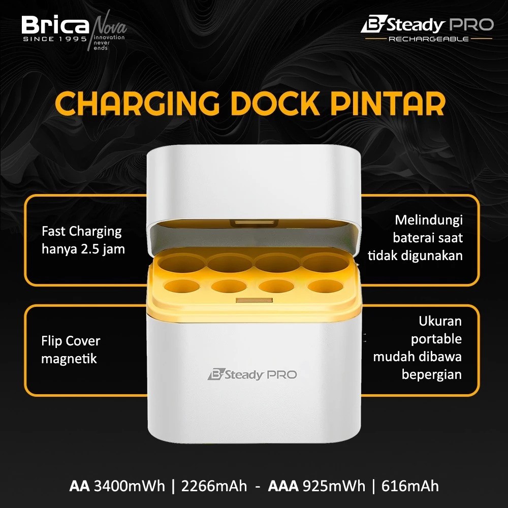 Brica B-Steady PRO 1.5V Li-Ion Battery Charger 2