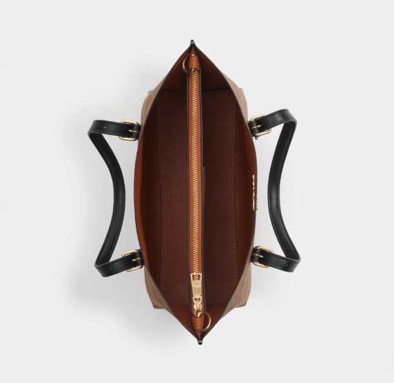 Tapestry Coach Mollie Tote Bag 25 In Signature Canvas