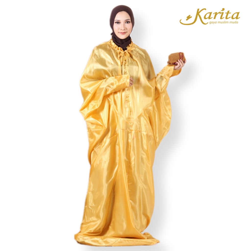  Karita Mukena Traveling Peony Rekor Muri Terkecil Tanpa Penutup Kepala