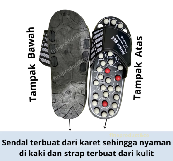 Kongsui Sandal Refleksi Akupuntur Magnetic