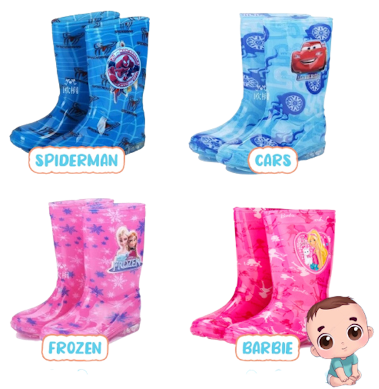 Sepatu Boot Anak Motif Kartun 1
