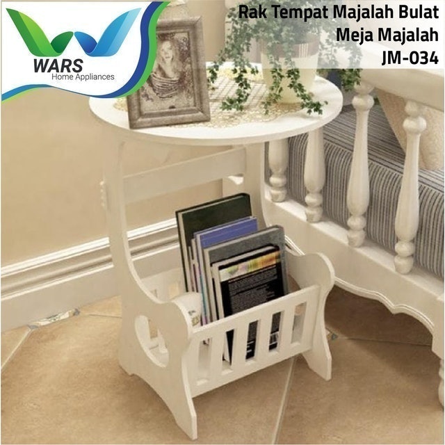 Rak Meja Tempat Majalah Bulat ｜ JM-034