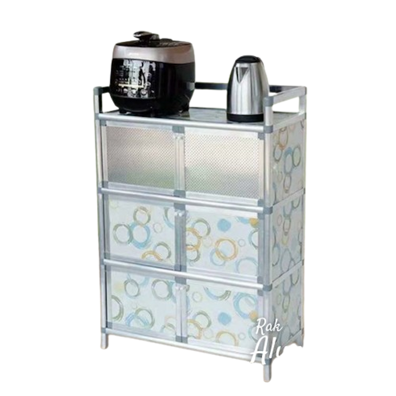Masterhome Lemari Piring Alumunium Minimalis 1